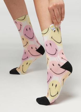 Шкарпетки з малюнком бирочкой "have a nice day".