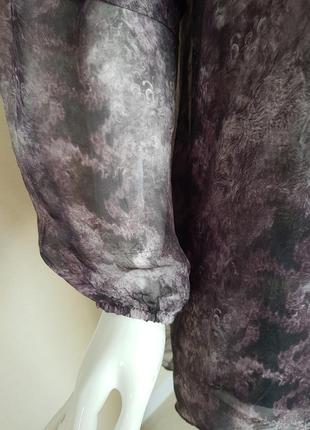 Оригінальна італійська блуза легка і невагома шовк3 фото