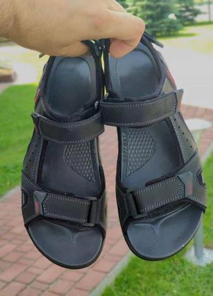 Мужские сандали кожаные черные (из натуральной кожи черного цвета) - мужская обувь на лето 20222 фото