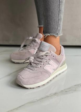 New balance женские кроссовки нью белена замшевые