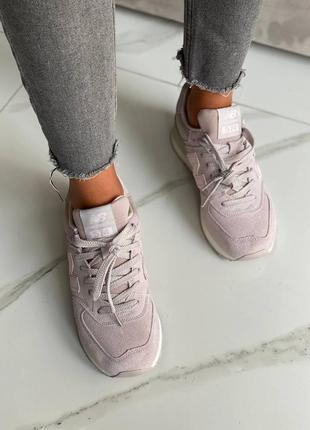 New balance женские кроссовки нью белена замшевые
