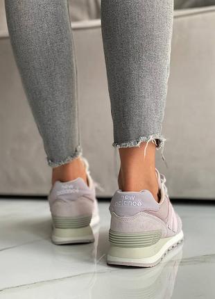 New balance женские кроссовки нью белена замшевые