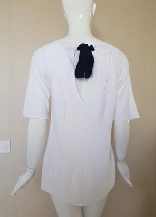 Базова трикотажна блуза резинка цікава спинка warehouse6 фото