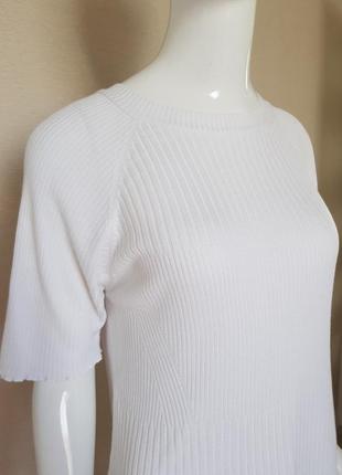 Базова трикотажна блуза резинка цікава спинка warehouse3 фото