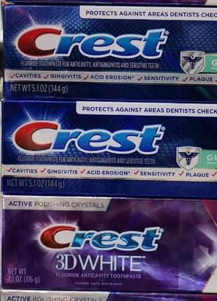 Crest, pro health, покращена зубна паста з фторидом, захист ясен, 144 г3 фото