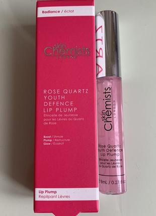 Бальзам для губ skinchemists rose quartz lip plump с эффектом увеличения1 фото