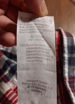 Теніска в  клітинку/жатка 8