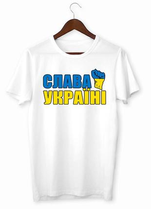 Футболка с принтом "слава украине (кулак)" push it