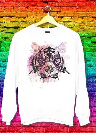 Свитшот с принтом тигрица 6 push it