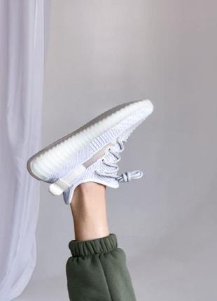 Adidas yeezy boost женские кроссовки  адидас ези  буст серые8 фото