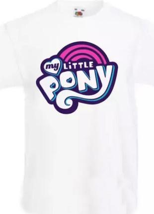 Детская футболка с принтом my little pony push it