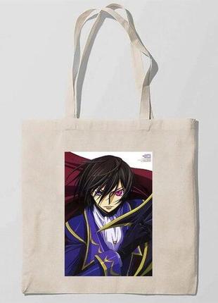 Эко-сумка, шоппер с принтом повседневная code geass hangyaku no lelouch-код гиас восставший лелуш