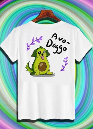 Футболка с принтом "avo-doggo" push it