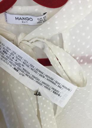 Блуза натуральный шёлк mango3 фото