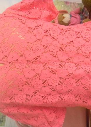 Элитная гипюровая кофточка-зефирка