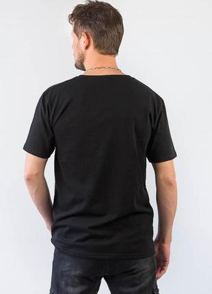 Патріотична футболка чоловіча чорна 48 розмір, кулір3 фото