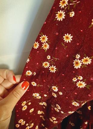 Сукня вельвет, розмір 46 3