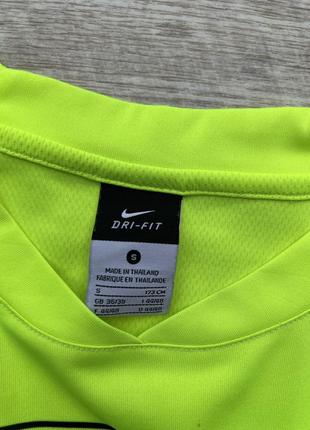 Nike вратарская кофта s салатовая яркая4 фото