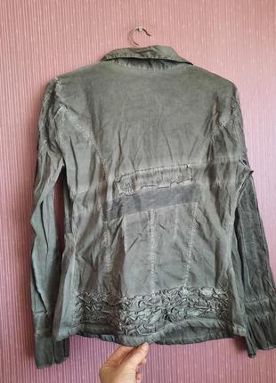 Дизайнерська блуза бохо шебі шик романтика бароко від elisa cavaletti лінії bottega5 фото