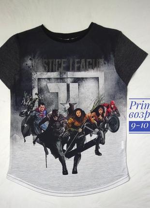 Футболка с персонажами justice league, бренд primark