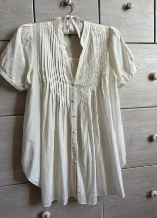 Премиум шелковая блуза шелк натуральный хлопок сваровски  guess by marciano свободный крой3 фото