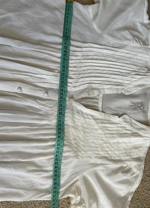 Премиум шелковая блуза шелк натуральный хлопок сваровски  guess by marciano свободный крой9 фото