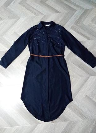 Літнє плаття-сорочка, розмір s2 фото