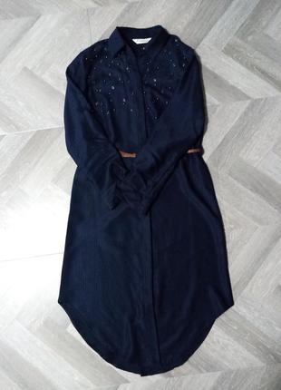 Літнє плаття-сорочка, розмір s4 фото