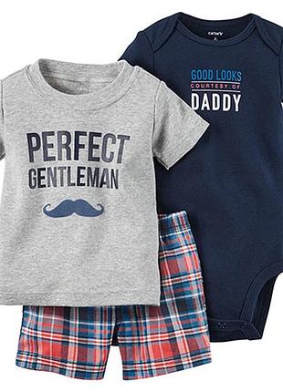 Костюм-троечка фирмы carter's,р.9м.