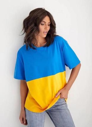 Футболка флаг украины женская