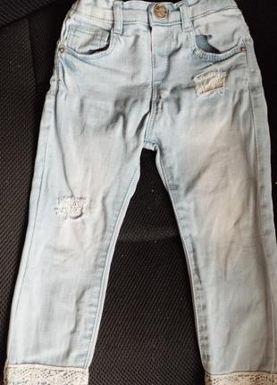 Літні джинси для дівчинки 98