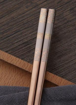 Преміум китайські корейські японські палички для їжі, суші, роллів з лазерним...