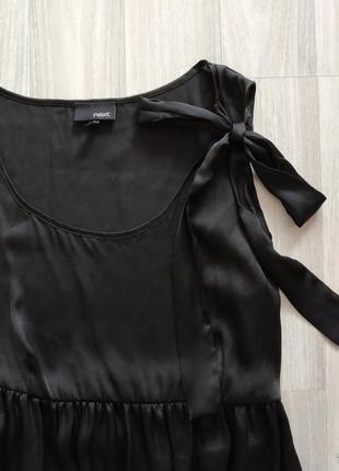 Чорна легенька міні сукня2 фото