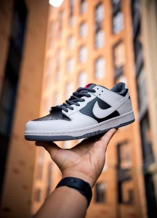 Мужские кроссовки nike sb dunk low black white 41-42-43-44-453 фото