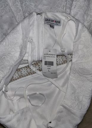 Платье праздничное, весельное, выпускное fashion nova 4