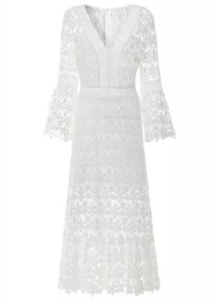 Сукня біла мережевна