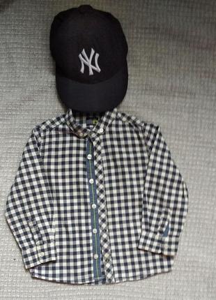 Рубашка next 2-3 года 100%