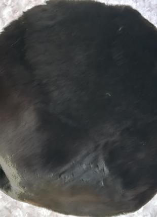 Берет женский - мех мутона1 фото