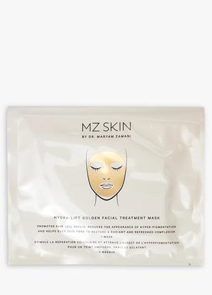 Золотая лечебная маска для лица mz skin hydra-lift golden facial treatment mask