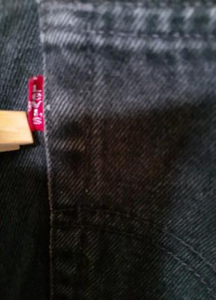 100% коттон. женские брендовые серые мом джинсы levis 5506 фото