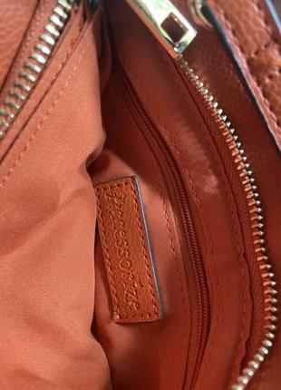 Классная оранжевая апельсиновая сумка-клатч с длинными ручками accessorize3 фото