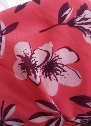 Лаконичное,женственное,актуальное платье оверсайз/свободное с воланами в орхидеи6 фото