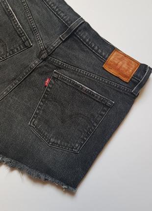 Стильні джинсові жіночі шорти levis оригінал, короткі джинсові шорти levis9 фото