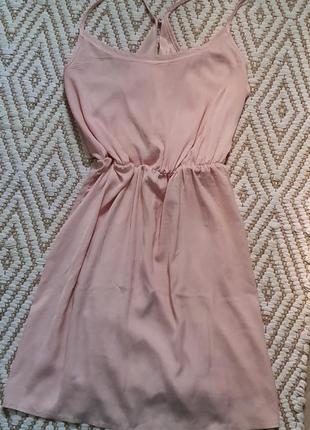 Сукня-сарафан пудрового кольору👍🔥