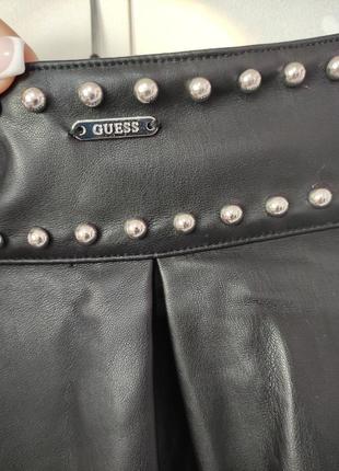 Кожаная юбка guess8 фото