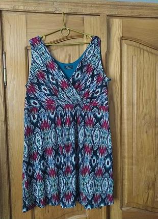 ✨✨плаття  літнє батал різнобарвне