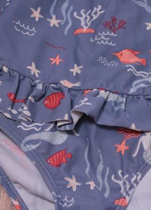 Фирменный купальный костюм с русалками на малышку 12-18 мес3 фото