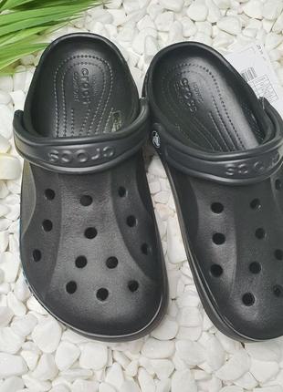 Crocs bayaband logo motion clog чорні сабо крокси7 фото