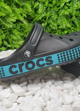 Crocs bayaband logo motion clog чорні сабо крокси3 фото