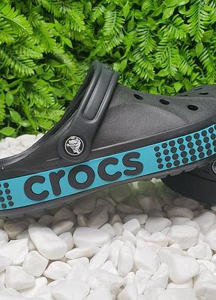 Crocs bayaband logo motion clog чорні сабо крокси 3